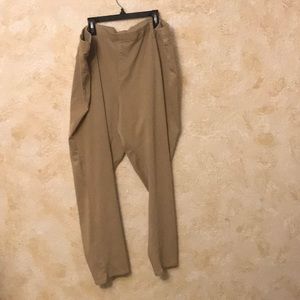 Plus size 4X tan jegging